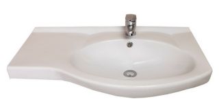 Мебельная раковина Santek Коралл 82см левое крыло белый 00000000957