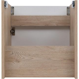 Тумба под раковину Aquanet Оптима 344798  50 см дуб светлый/белый сатин