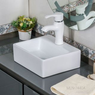 Накладная раковина Melana 7440A-805 33см белый