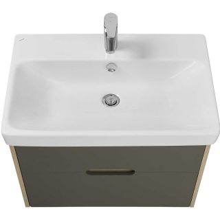 Тумба под раковину Акватон Оливия 70см грей/дуб ойстер 1A254301OLUG0