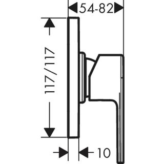 Смеситель для душа Hansgrohe Vivenis Shape 71658670
