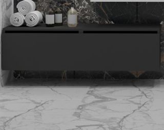 Ящик под столешницу Armadi Art Flat 100см антрацит глянец 897-100-A glossy