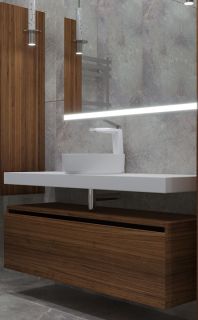 Ящик под столешницу Armadi Art Flat 120см дуб тёмный 897-120-D