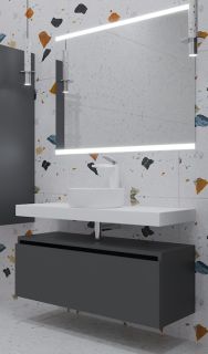 Столешница Armadi Art Flat 120см белый 869-120