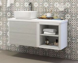 Модуль под столешницу Акватон Брук открытый дуб латте 1A201201BCDL0