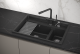 Мойка кухонная Granula Kitchen Space 7302, ЧЁРНЫЙ