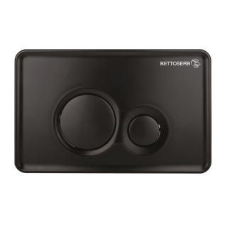 Клавиша смыва BETTOSERB 40006459 черный матовый TWIN