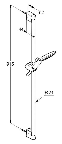 Душевой гарнитур Kludi Freshline хром 6784005-00