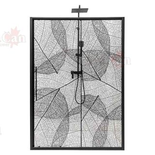 Душевая дверь в нишу AvaCan FB 120-140 чёрный