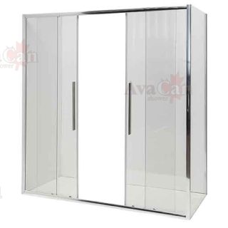 Душевой уголок AvaCan FC2 190-210 + SC80 хром