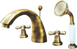 Смеситель на борт ванны Rav Slezak Morava retro MK169.5SSM бронза