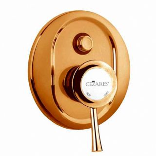 Встраиваемый однорычажный смеситель для душа с переключателем, бронза Cezares GIUBILEO-VDIM-02