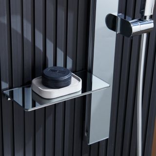 Душевой комплект Black&White Gravity 9025NC с термостатом хром