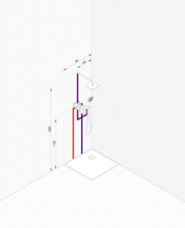 Душевой комплект Kludi Pure&Style 7в1 406300575 хром