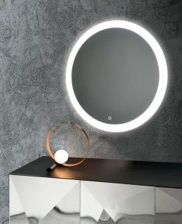 Зеркало Silver Mirrors Perla Neo 77см белый LED-00002400