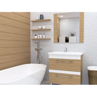 Зеркало Stella Polar Симона 60см зебрано светлый SP-00000171