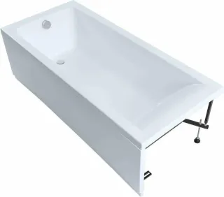 Акриловая ванна Aquanet Bright 347859 165x70 см с каркасом с боковой и фронтальной панелями