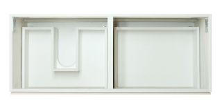 Подвесная тумба под раковину Эстет Dallas Luxe ФР-00002272 Л/П 130см длинный ящик белый