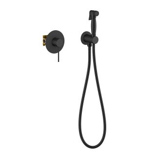 Гигиенический душ Timo Saona со смесителем чёрный 2389/03SM