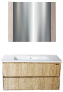 Тумба под раковину Bellezza Лоренцо 100см дуб светлый 00000011723