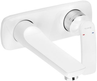 Встраиваемый смеситель для раковины Kludi Balance белый/хром 522469175