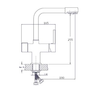 Смеситель для кухонной мойки RUSH (MS9035-31)