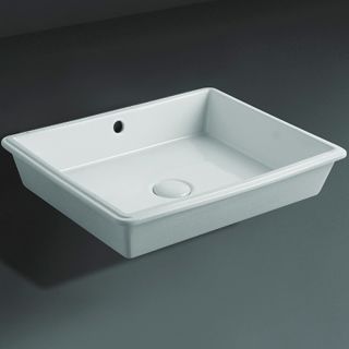 Раковина SIMAS Top E Lavabi D'Arredo S53 bi белая 53.5 см