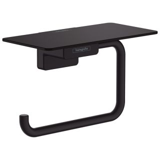 Держатель туалетной бумаги Hansgrohe AddStoris 41772670 с полкой