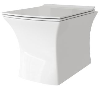 Подвесной унитаз Grossman GR-4461S безободковый белый