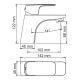 Wasserkraft Salm 2703 Смеситель для раковины