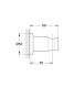 Держатель настенный для ручного душа Grohe Rainshower 7074000 хром