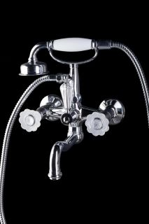 Смеситель для ванны Boheme Camelia хром 273-Camelia