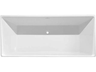 Ванна из литьевого мрамора Эстет Manhattan silk ФР-00014435 175x77см белый матовый