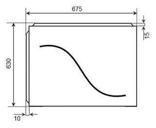 Торцевая панель для ванны Timo TPVINO15L 70см белый