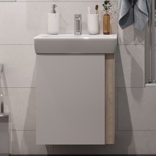 Тумба под раковину Акватон Кантри 55см белый/дуб Верона 1A257601AHB20