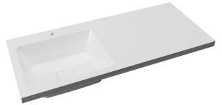 Раковина над стиральной машиной Madera Kamilla левая 110см белый 4627173210041