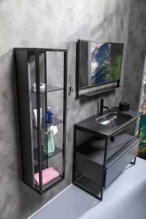 Пенал Armadi Art Loft 120см антрацит 896-A