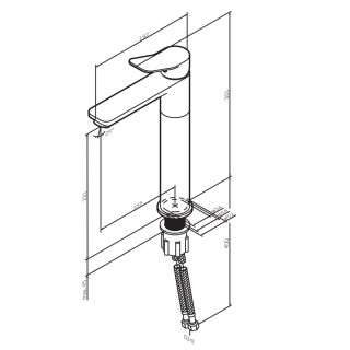 Смеситель для раковины AM.PM  X-Joy F85A92099 золото