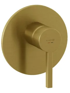 Смеситель для душа Kludi Nova Fonte Puristic 20755N015 брашированное золото