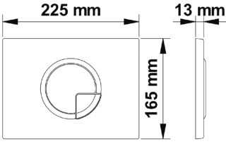 Инсталляция для унитаза Berges Novum R5 с кнопкой soft touch чёрный 040225