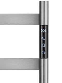 Напольный полотенцесушитель электрический Wonzon & Woghand Essen WW-A407-BR 47x95 см брашированный никель