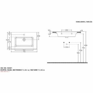 Раковина Allen Brau Fantasy 71 4.11011.20 Белая