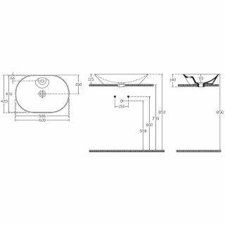 Раковина Allen Brau Fantasy 4.11020.20 Белая