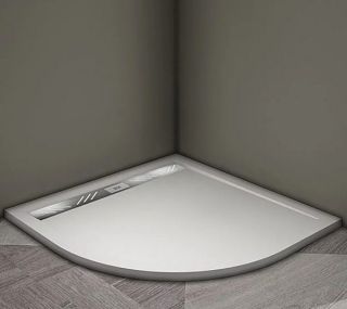 Душевой поддон из искусственного камня Veconi Tezeo 100x100 TZ05-100PL-01-19C3 Белый