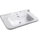 Раковина Kerasan Waldorf  4142K1bi/cr*1 Белая 100 см