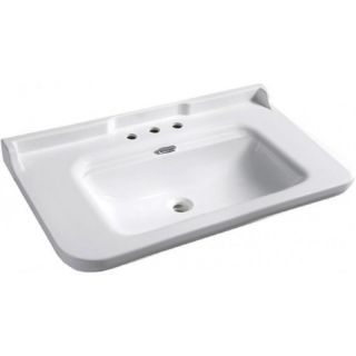 Раковина Kerasan Waldorf  4142K1bi/cr*3 Белая 100 см