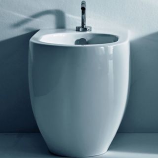 Биде напольное Kerasan Flo 312101*1 Белое