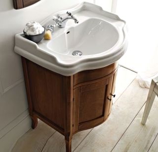 Тумба под раковину Kerasan Retro 735140 напольная орех