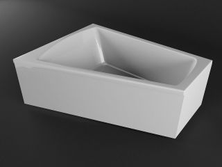 Акриловая ванна Vayer Trinity 170x130 L Гл000006818 без гидромассажа