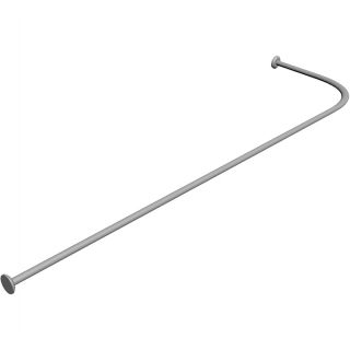 Карниз для ванны Relisan Tugatty 180х120 Гл000009475 Хром